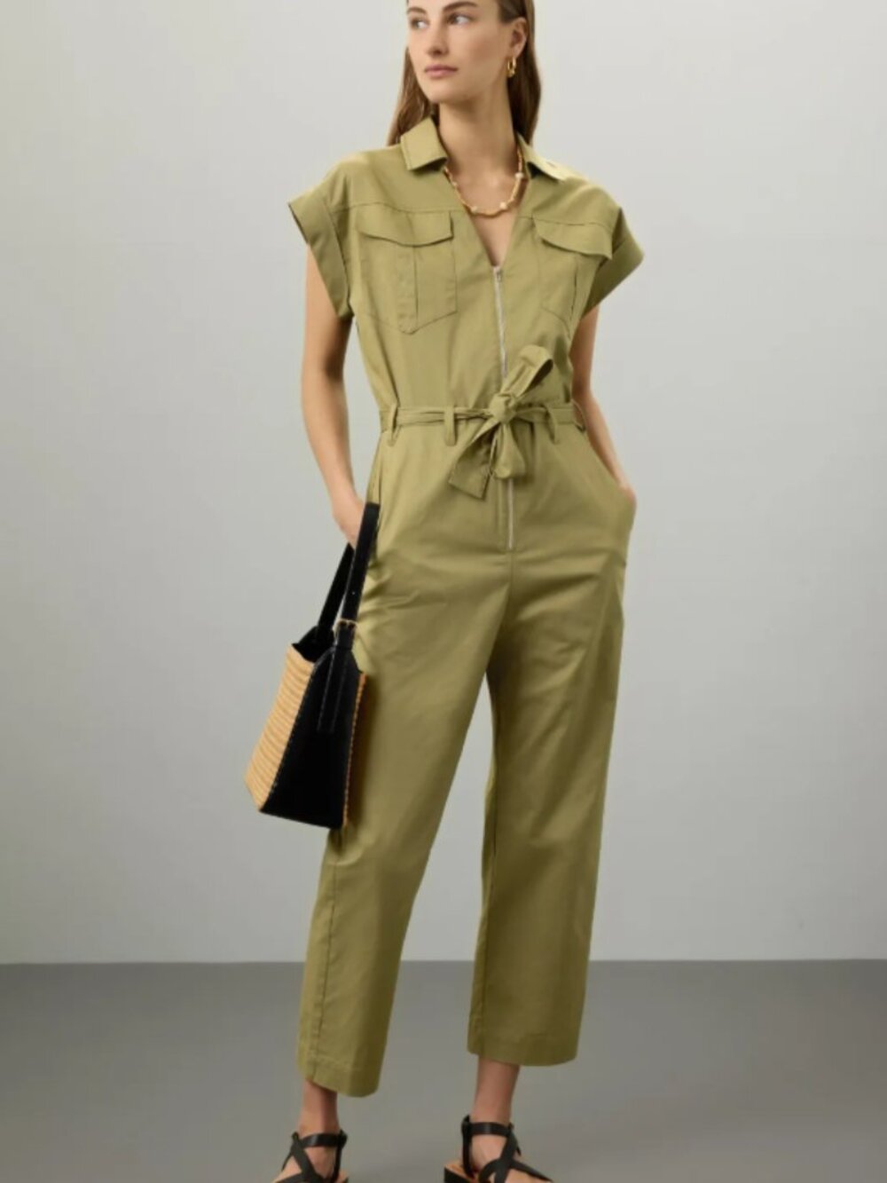RTR-145 Marissa Webb x RTR Dolman Utility Jumpsuit